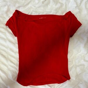 Urban Outfitters Bold Red Short Sleeve Tee